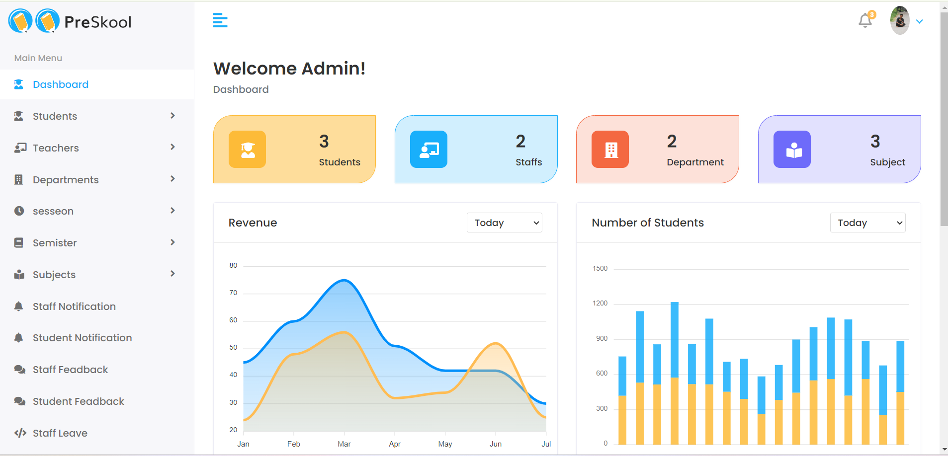Student Management System project